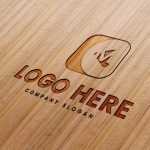 Wood 3D Logo Mockups