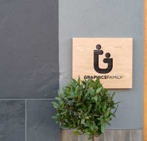 Wooden Outdoor Board Logo Mockup