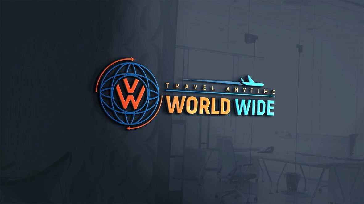 World Wide Travel Company Logo Design