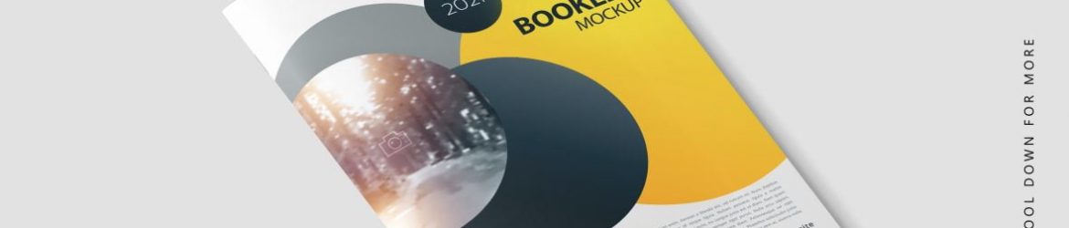 Yellow And Gray Booklet Layout