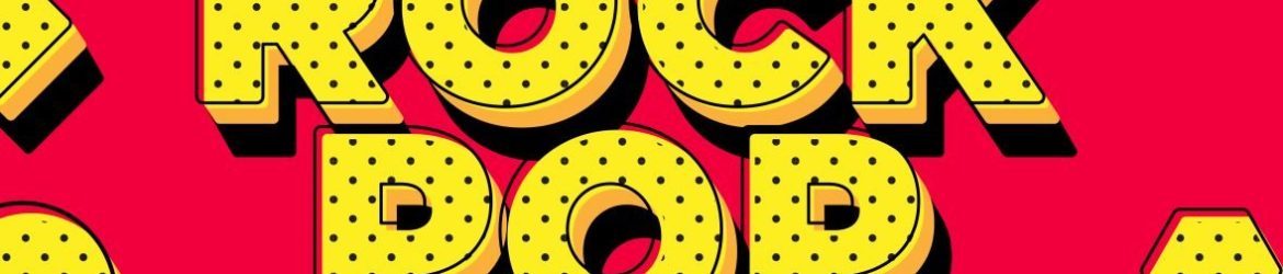 Yellow Black Polka Dot Text Effect
