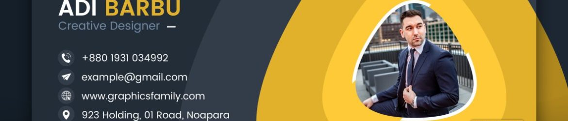 Yellow Email Signature Design