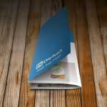 Z-fold Brochure Mockup