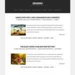 Zenzero Simple - Template para Blogger Zenzero Simple
