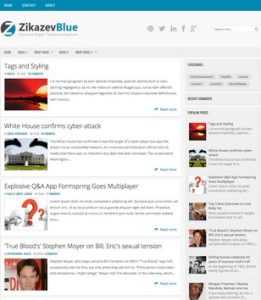 Zikazev Blue Magazine