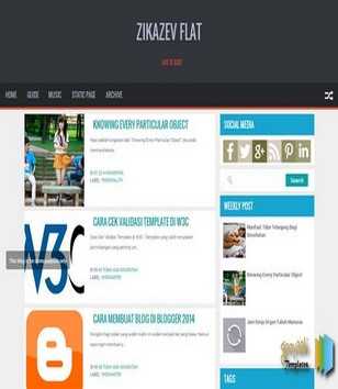 Zikazev Flat Responsive