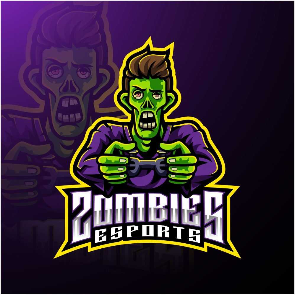 Zombies Clan Esports Mascot Logo