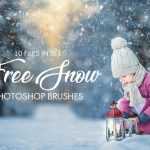 10 Snow Effect Photoshop Brushes