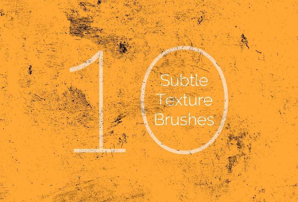 10 Subtle Texture Brushes