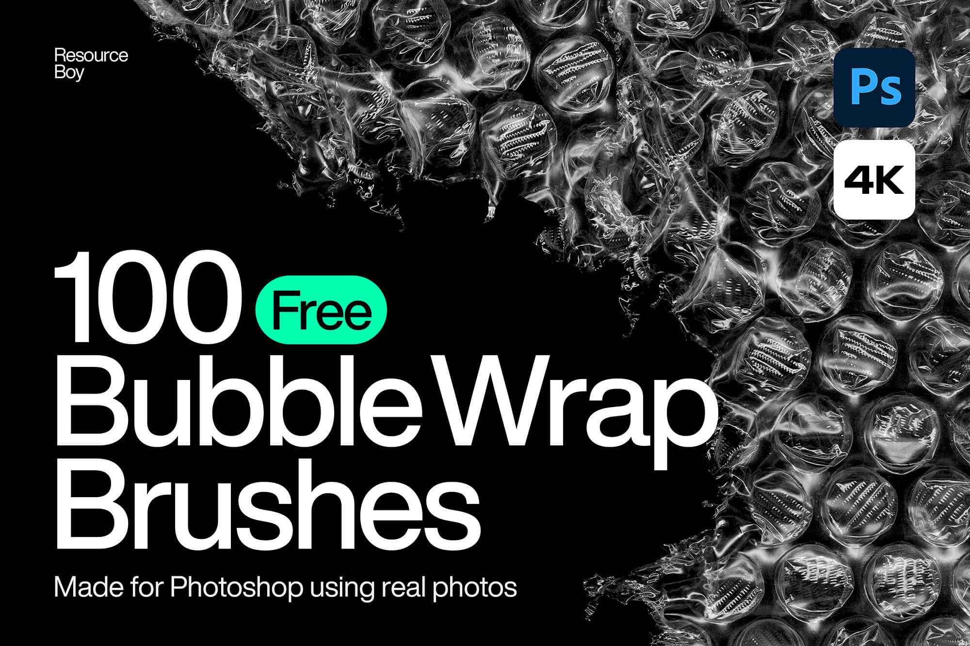 100 Bubble Wrap Free Photoshop Brushes