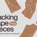 100 Free Plastic Packing Tape Pieces Textures PNG