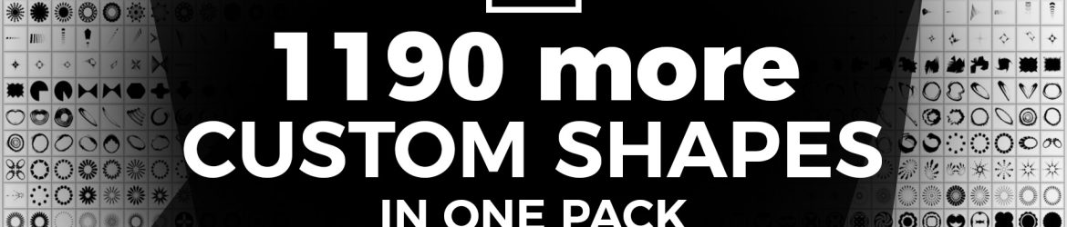 1190 more Ps Custom Shapes - Free Download