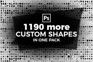 1190 more Ps Custom Shapes - Free Download