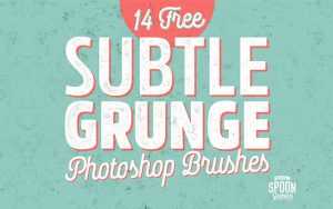 14 Subtle Grunge Texture Ps Brushes