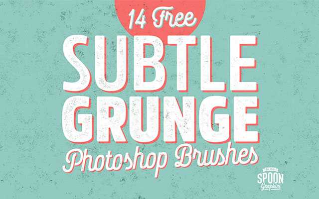14 Subtle Grunge Texture Ps Brushes
