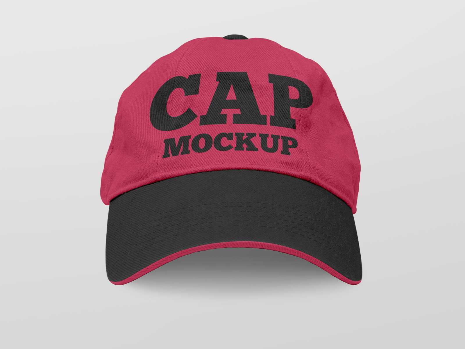 2 Free Curved Cap Mockups PSD Set