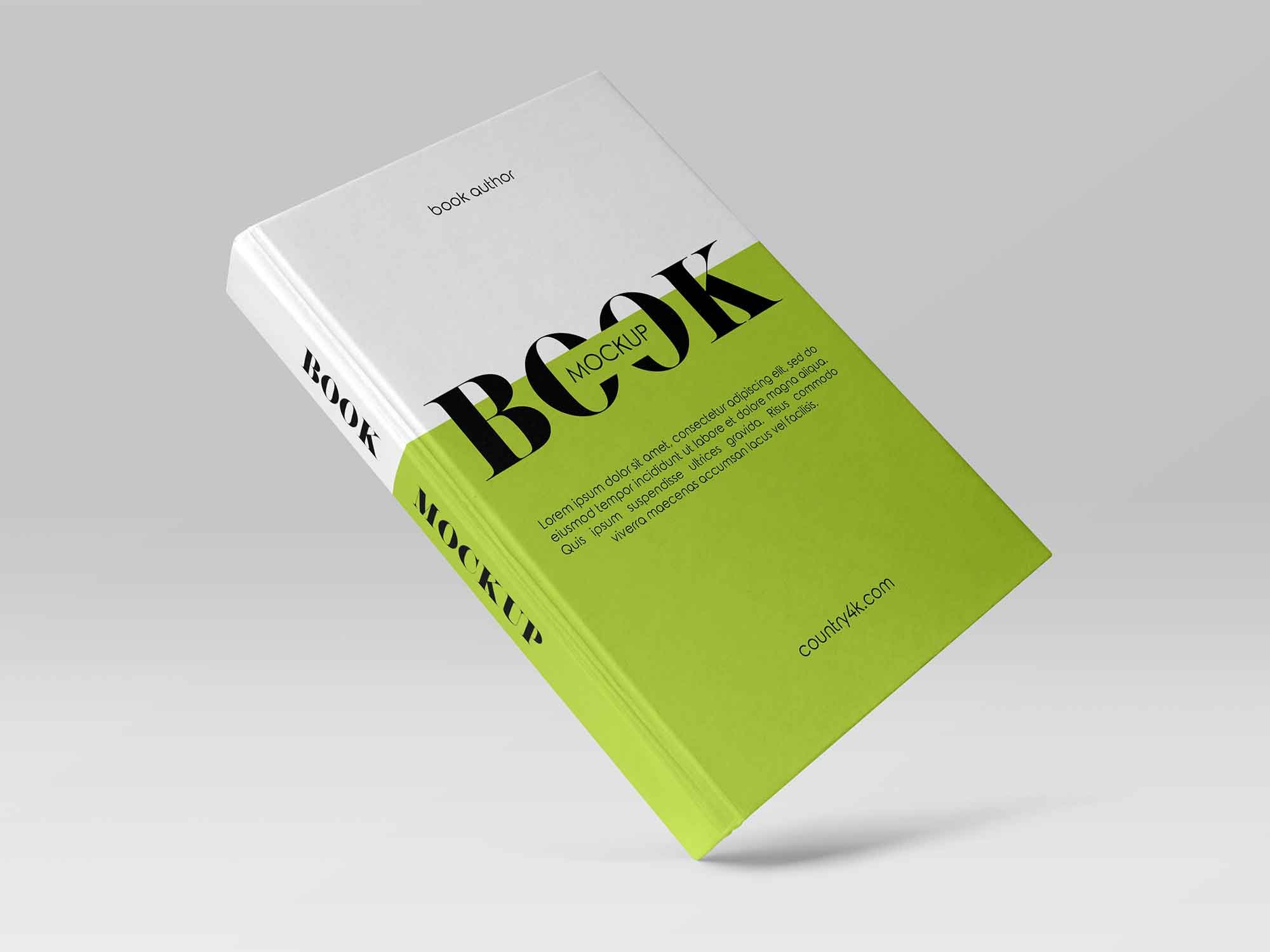 2 Free Hardcover Book Mockups PSD