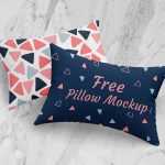 2 Free Rectangle Pillow Mockup PSD Set - Free PSD Download 2 Free Rectangle Pillow Mockup PSD Set