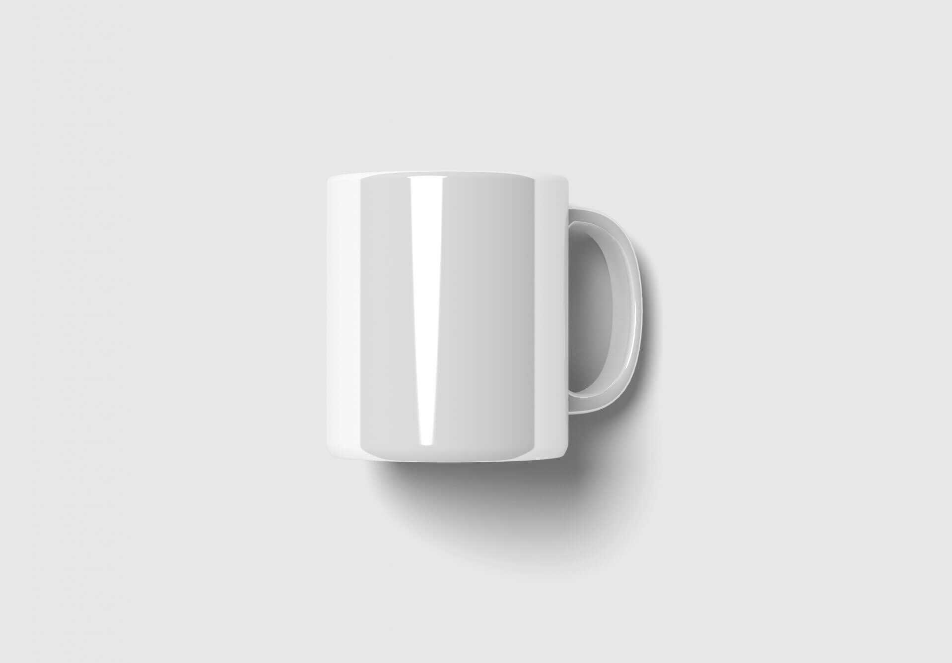 2 Mockups of Simple Classic Mug Free PSD