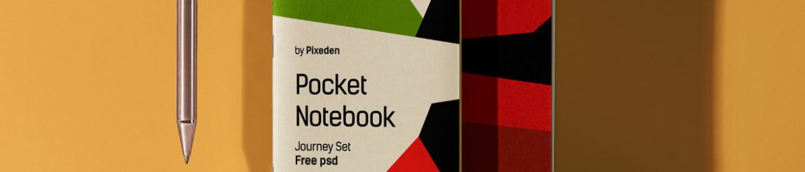 2 Notebooks Mockup Free PSD