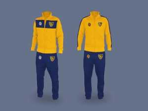 2 Set Free Sports Tracksuit Mockup PSD