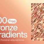200 Free Bronze Photoshop Gradients file