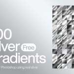 200 Silver Photoshop Gradients .grd file for free