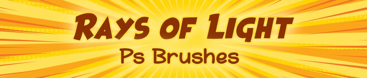 23 Rays of Light Photoshop Brushes