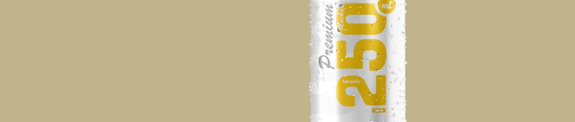 250ml Soda Can Mockup
