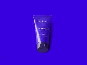 3 Angles Cosmetic Tube Packaging Mockup