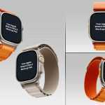 3 Free Apple Watch Ultra 2 Mockup PSD Set