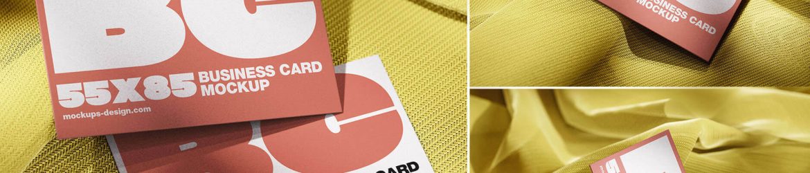 3 Free Business Card Mockup PSD Files