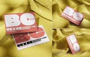 3 Free Business Card Mockup PSD Files