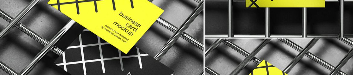 3 Free Industrial Business Card Mockups