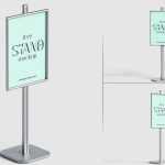 3 Free Information Poster Stand Mockup PSD Files - Free PSD Download 3 Free Information Poster Stand Mockup PSD Files