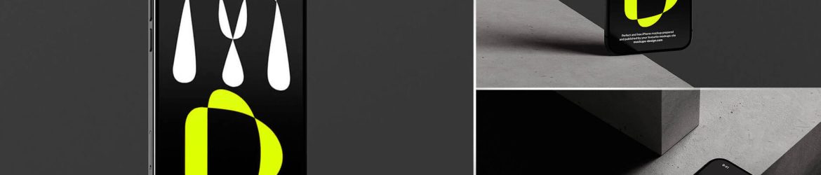 3 Free iPhone 16 Pro & Pro Max Mockup PSD Files