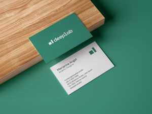 3 Free Realistic Business Card Mockups PSD set