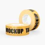 3 Free Realistic Duct Tape Mockup PSD set