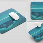 3 Free Rounded Rectangle Mousepad Mockups PSD Files