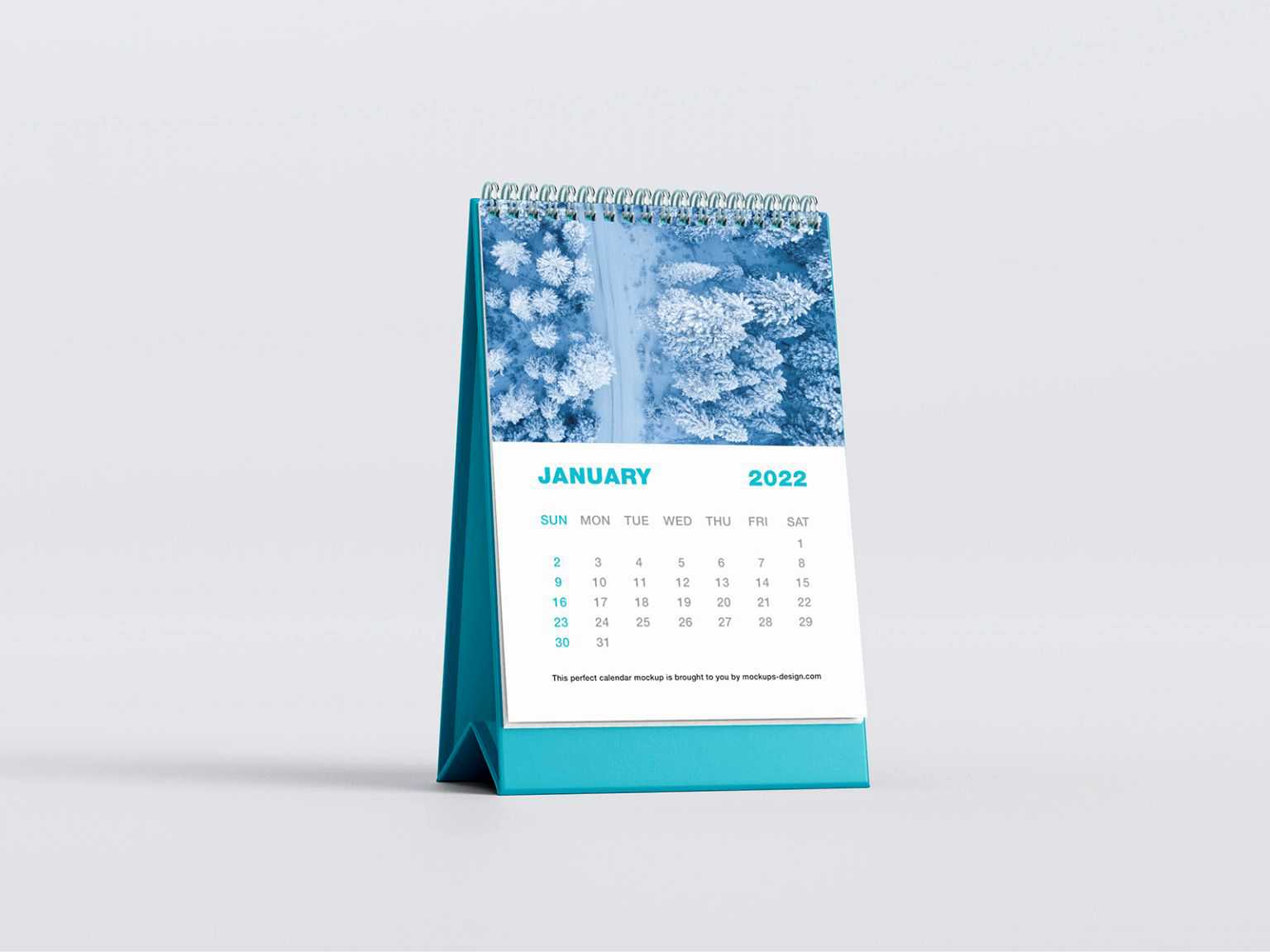 3 Free Table top Desk Calendar Mockup PSD set