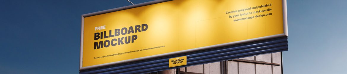 3 Free Twilight Billboard Mockup PSD Set