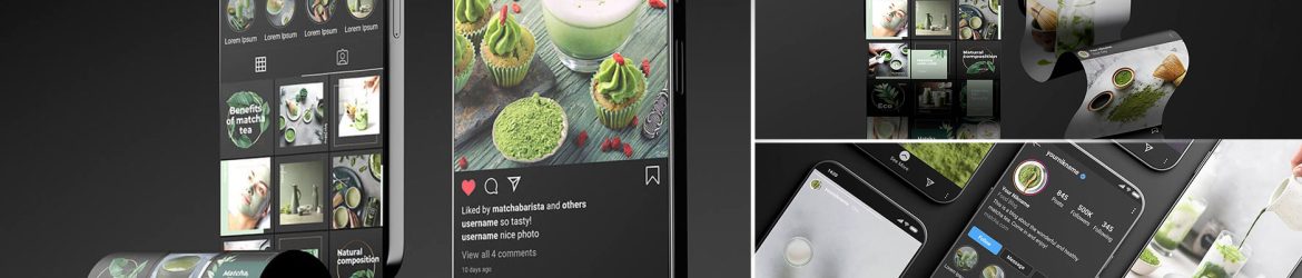 3 Premium Free Instagram Feed Infinite Scroll Mockup PSD set 3 Premium Free Instagram Feed Infinite Scroll Mockup PSD set