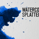32 Hi-Resolution Watercolor Splatter Photoshop Brushes