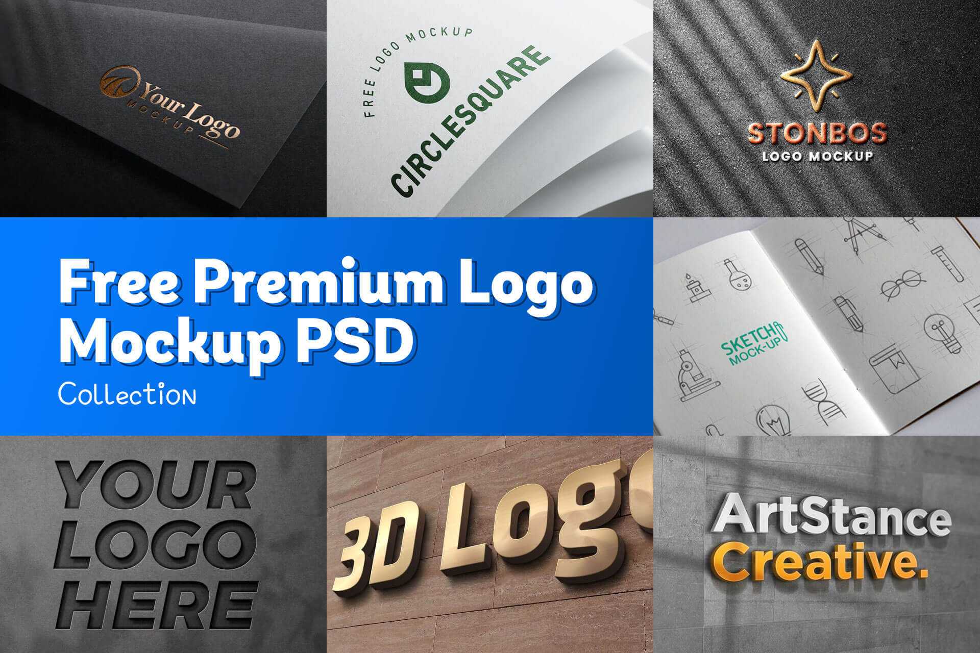 37+ Best Free Logo Mockup PSD Collection for Premium Branding 2026