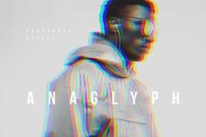 3D Anaglyph Photoshop Effect free PSD - Best PsFiles