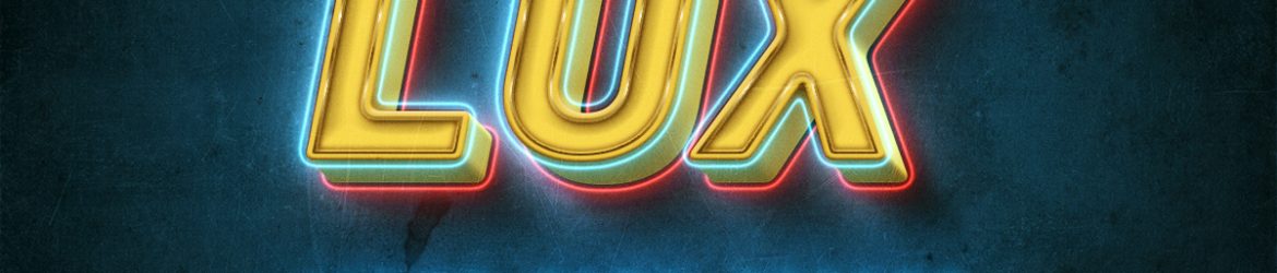 3D Light Sign Text Effect