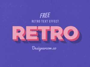 3D Retro Text Effect V2