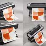 4 Free Plotter Printing Poster Mockup PSD Files