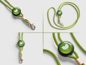 4 Free String Lanyard Mockups PSD files