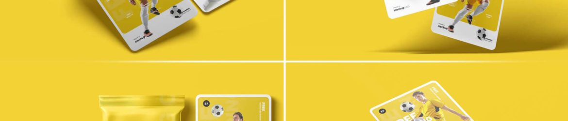 4 Free Trading Card and Packaging Mockup PSD Files 4 Free Trading Card and Packaging Mockup PSD Files